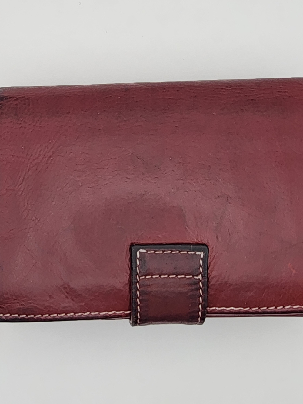 Marc Jacobs Burgundy Leather Turnlock Wallet - Picture 5 of 16